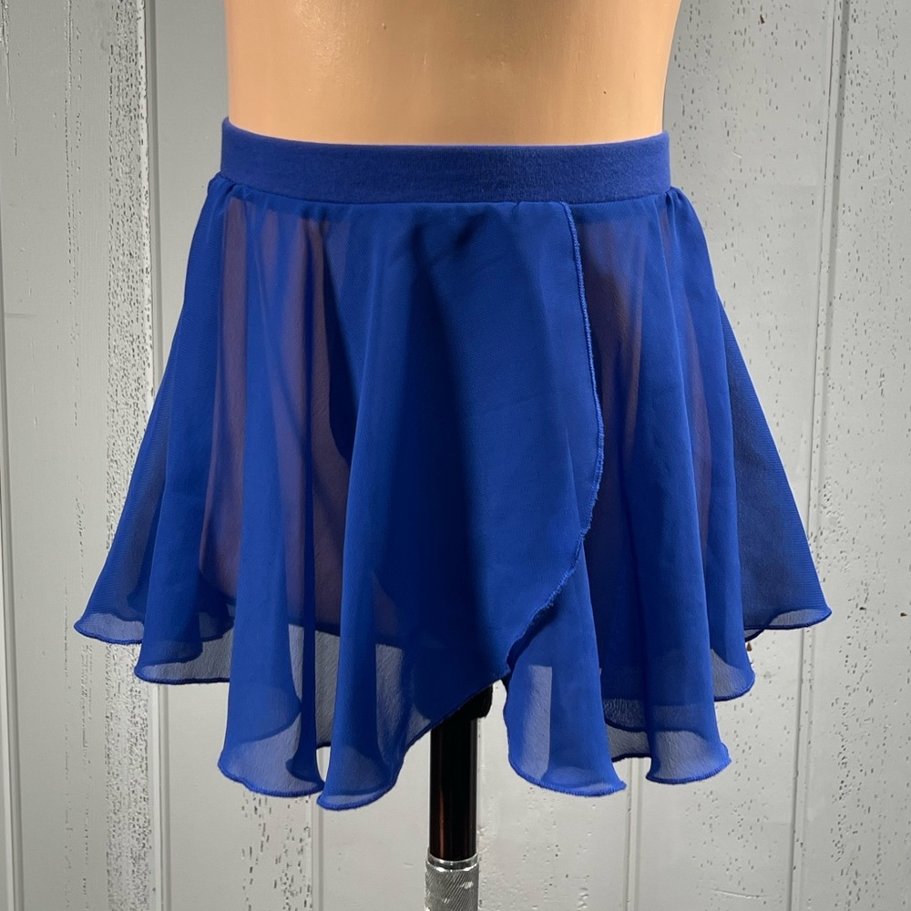 EUROTARD Girl's Royal Blue Ballet Skirt Sz L